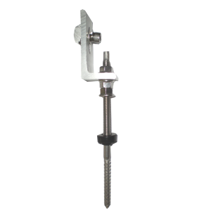 Solárne panelové zostavy Plechová strešná háková kovová strecha Solárne fotovoltaické panely Montáž hliníkové strešné háky L foot Hook