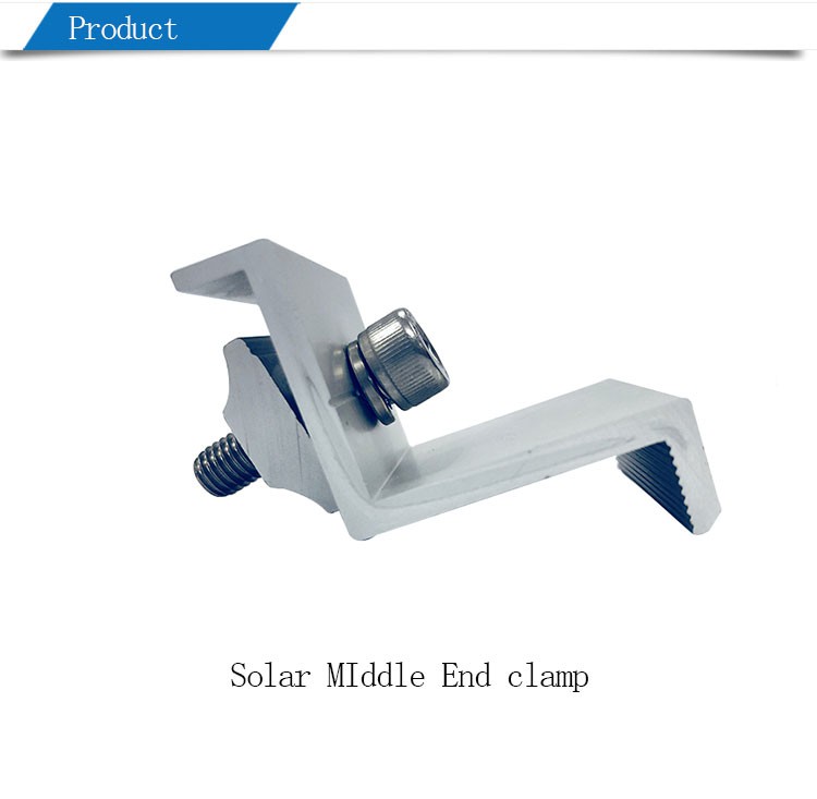 solar end clamp for pv