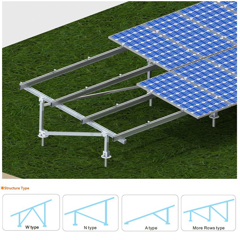 Ground Mount Solar Structure Detail Ground Mount Solar Structure Detail