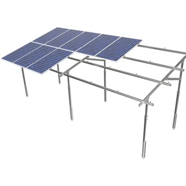 Uhlíková oceľ zemný montážny systém pre solárne panely