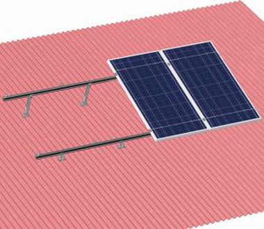 Nastaviteľný šikmý strešný solárny montážny stojan
