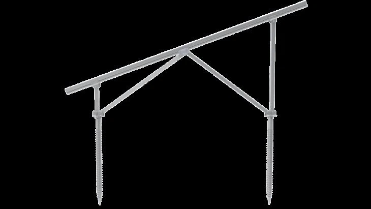 Aluminium Solar Mounting W Structure And Solar Panel Bracket
