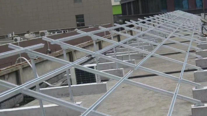 Hot-dipped Galvanized C Steel Solar Ground Mounting Racking