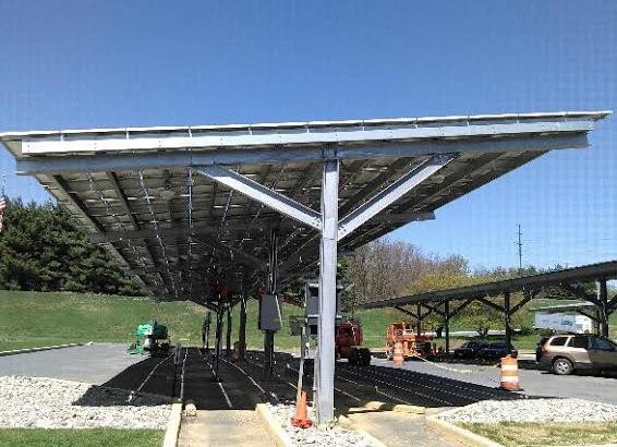 Residential Solar Carport Mounting Structure