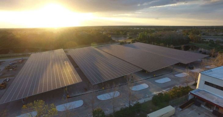 Residential Solar Carport Mounting Structure