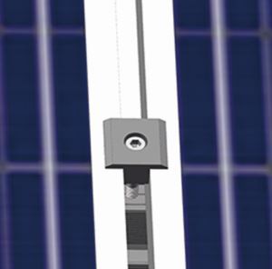 Hliníková konštrukcia pre montáž na strechu