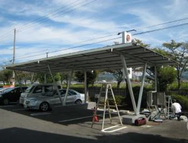 Inštalácia Carport pre solárne panely