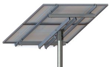 Solárna jednoosá konzola oceľ Q235