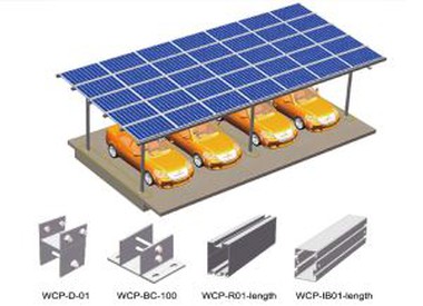 Štruktúra prístrešku pre slnečnú energiu