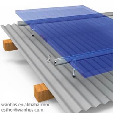 Inštalačný systém pre solárne Pv kovové strechy