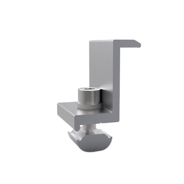 Aluminum End Clamps For Aluminum Solar Panel Mounting System Brackets