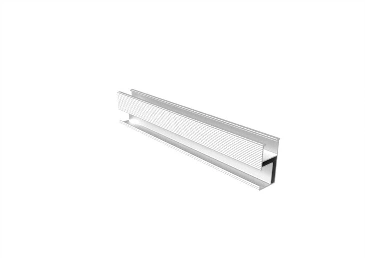 White Mounting Kit Solar Panel Roof Aluminum Rail